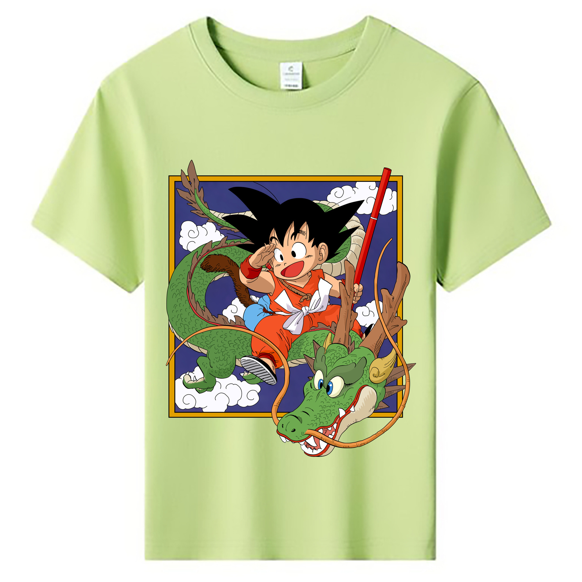 （画像用） ドラゴンボール 孫悟空（そん ごくう）Son Goku カカロット DRAGON BALL Kakarotto 綿100％キッズTシャツ（フロントプリント）